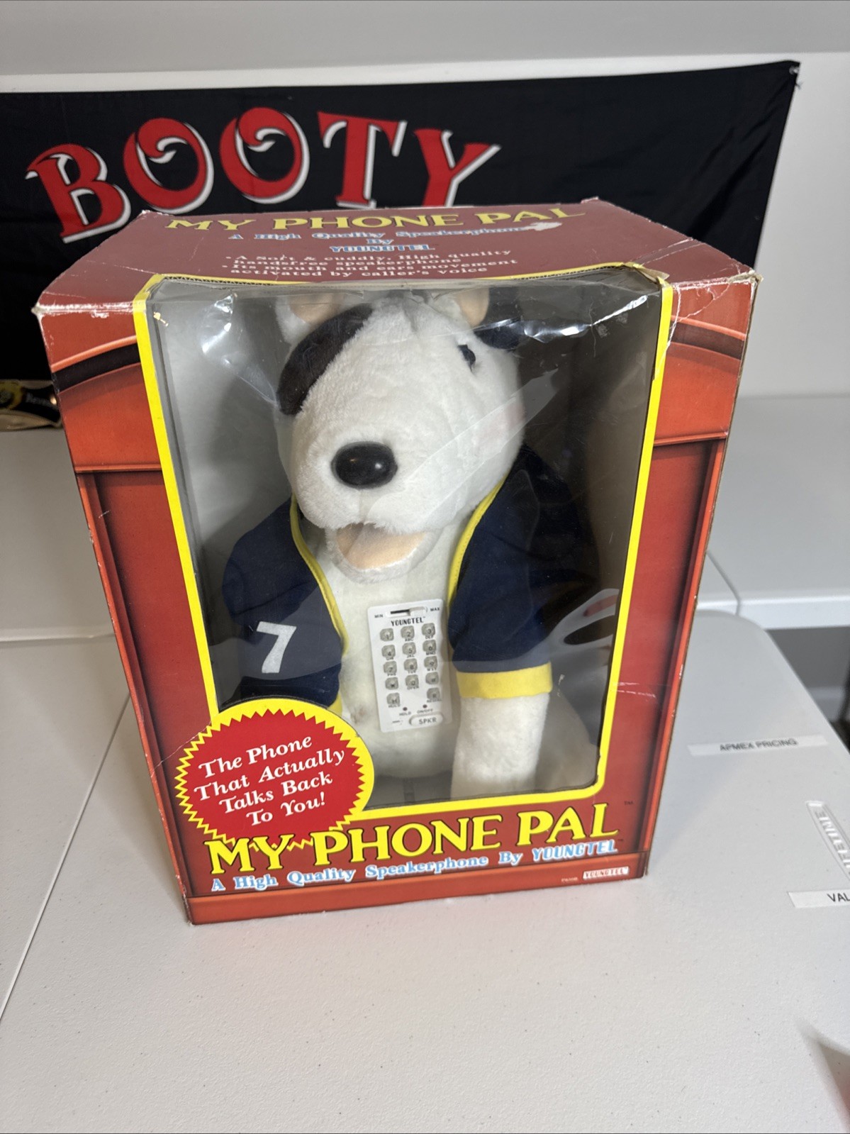 Vintage 1980’s “Spuds McKenzie”Promotional Plush Youngtel My Phone Pal Telephone Vintage 1980’s “Spuds McKenzie”Promotional Plush Youngtel My Phone Pal Telephone