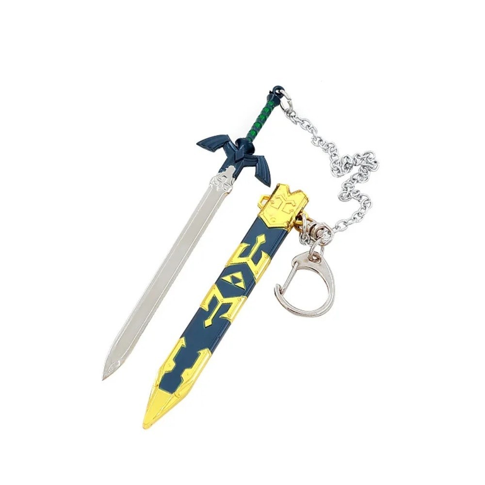 The Legend of Zelda Master Sword Keychain Metal Link Blade Pendant Cosplay Gift The Legend of Zelda Master Sword Keychain Metal Link Blade Pendant Cosplay Gift
