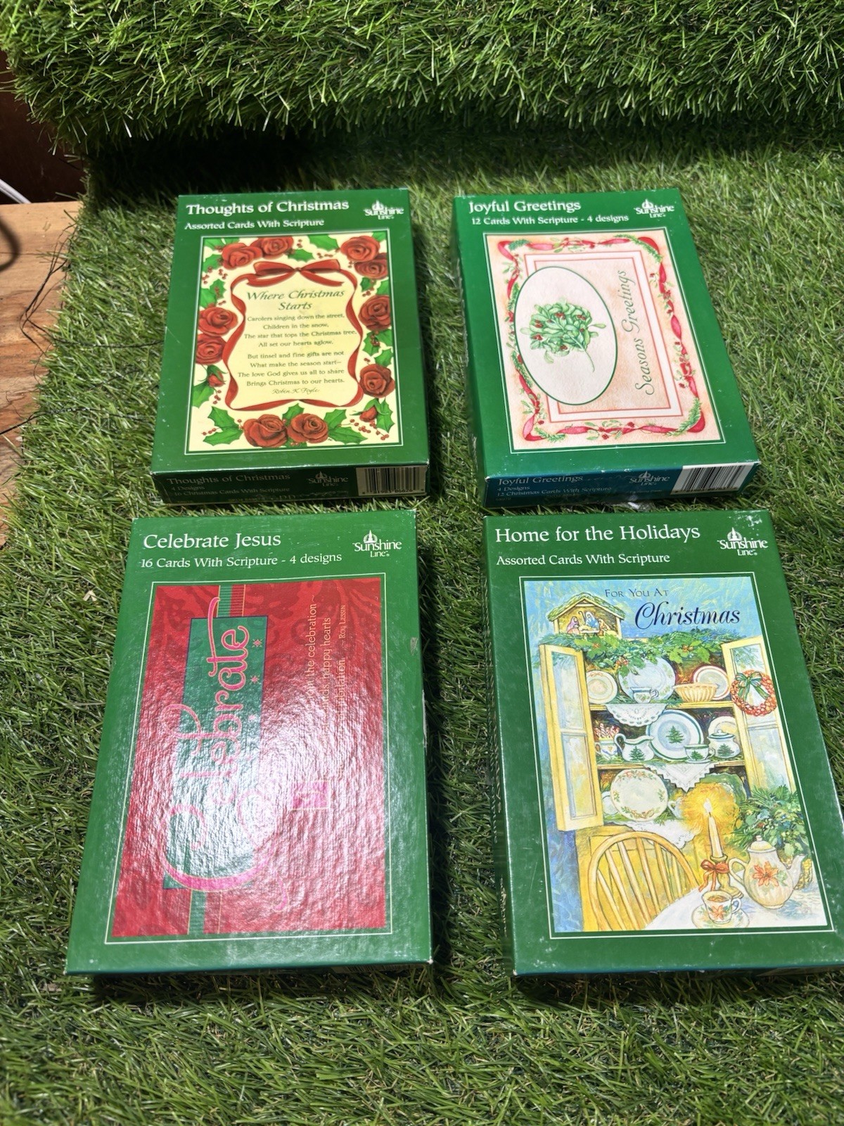 Vintage Sunshine Line Christmas Cards 60 Total Vintage Sunshine Line Christmas Cards 60 Total