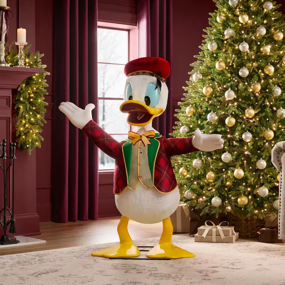 4 FT Animated Interactive Holiday Donald Duck 4 FT Animated Interactive Holiday Donald Duck