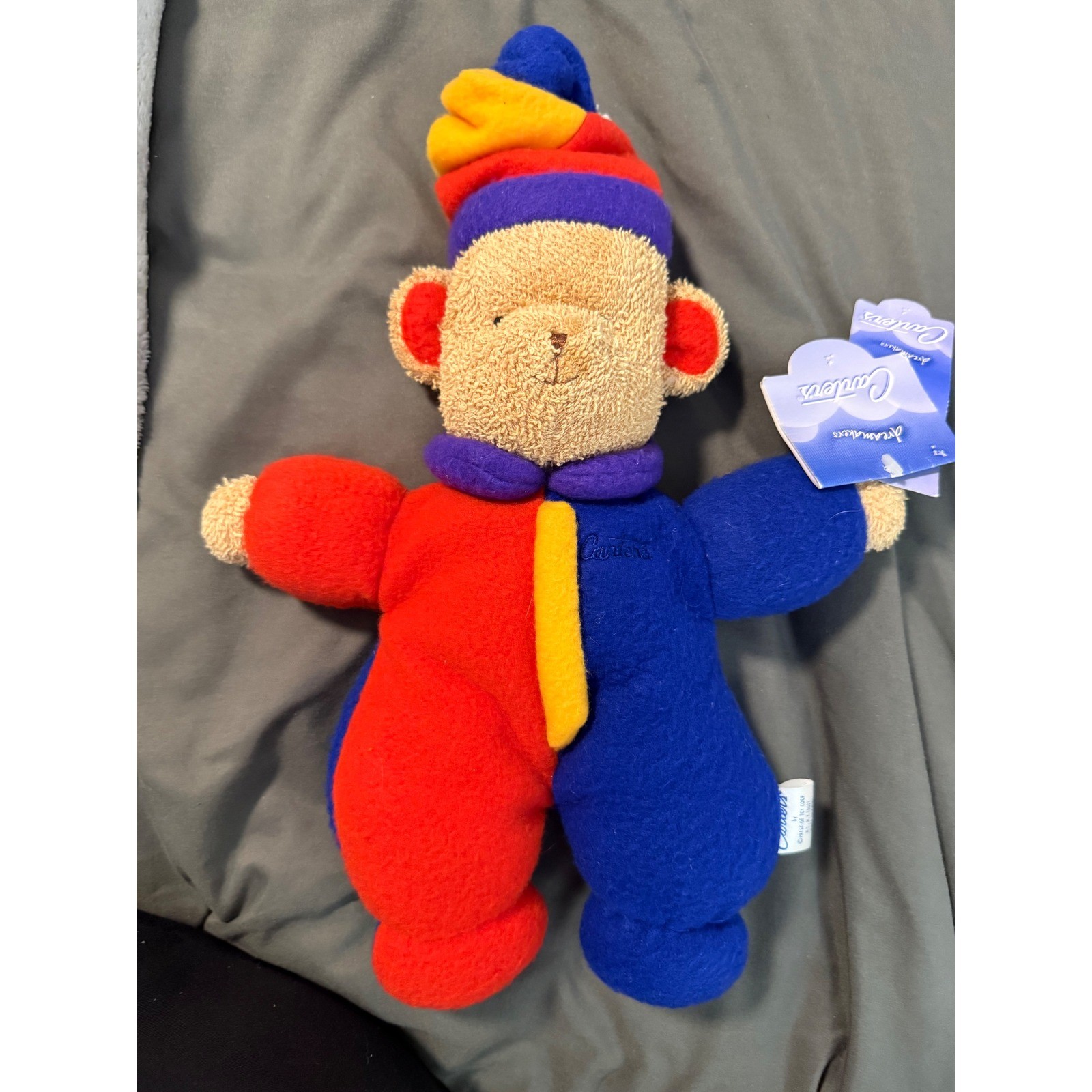 Vintage Carter's DreamMakers Musical Bear Clown Plush NWT 1990s Vintage Carter's DreamMakers Musical Bear Clown Plush NWT 1990s