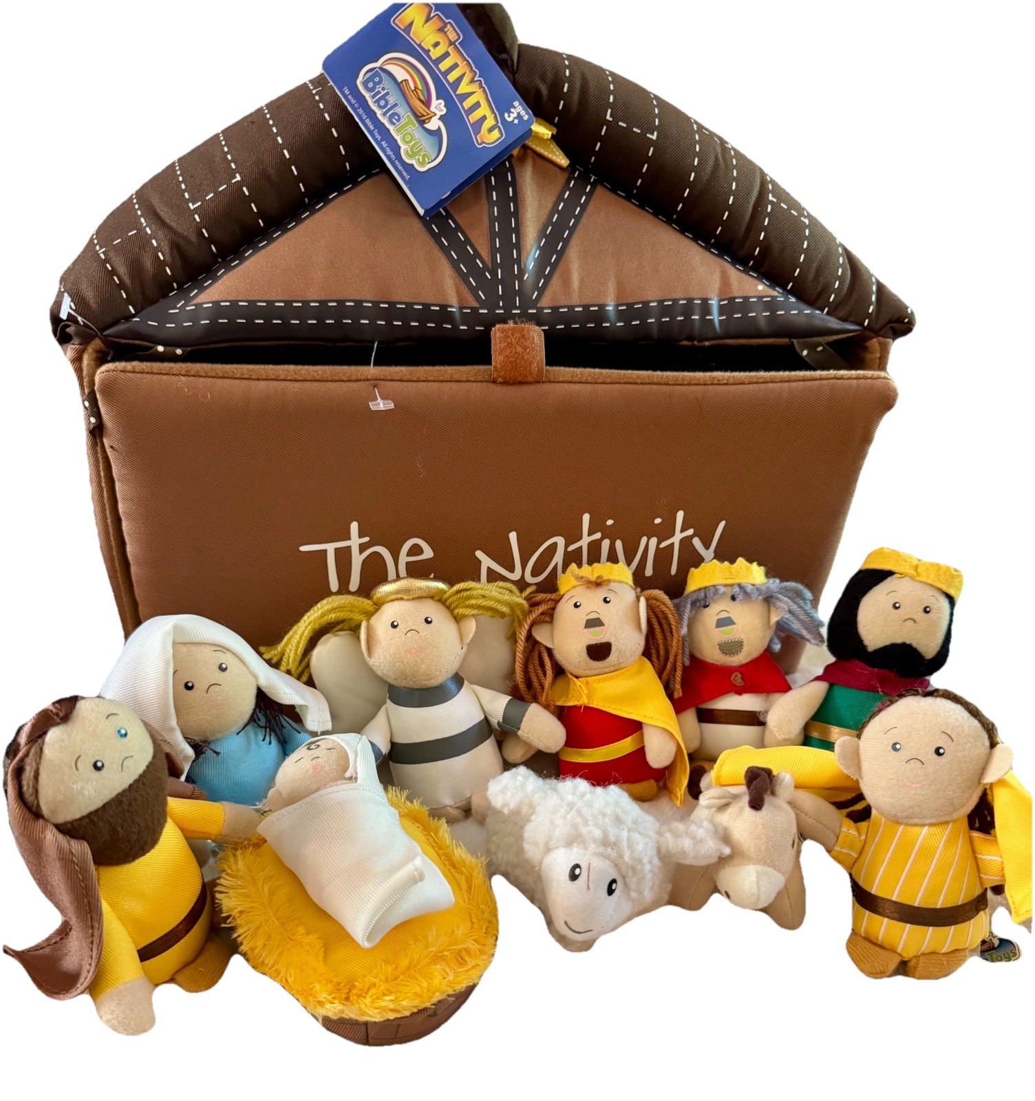 The Nativity 11pc Playset Soft Toys Carry & Go by BIBLE TOYS Ages 3+ Brand New The Nativity 11pc Playset Soft Toys Carry & Go by BIBLE TOYS Ages 3+ Brand New