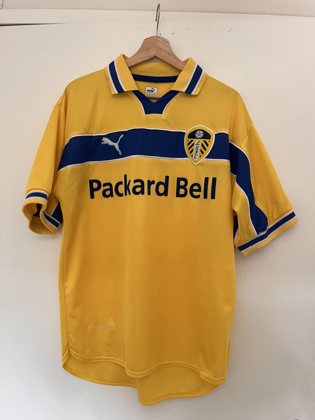Vintage Puma Leeds United AFC 1999-2000 3rd  Shirt jersey M