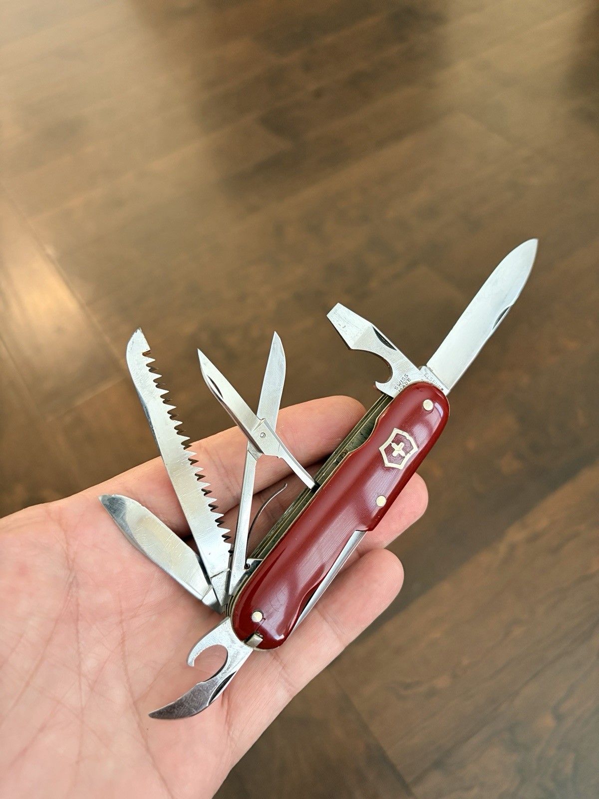 Ultra Rare / Vintage 1940’s Victorinox Elsener Schwyz Inoxyd Mod 236U Huntsman Ultra Rare / Vintage 1940’s Victorinox Elsener Schwyz Inoxyd Mod 236U Huntsman