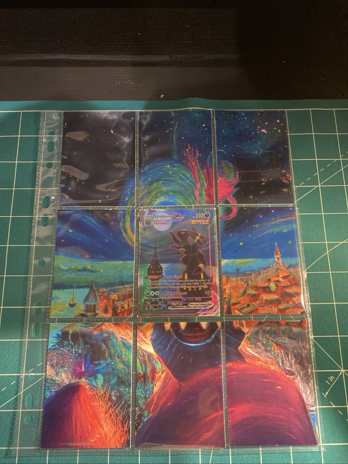 Umbreon VMAX Evolving Skies Custom 🪭Made Extended Art Binder Page Moonbreon Umbreon VMAX Evolving Skies Custom 🪭Made Extended Art Binder Page Moonbreon