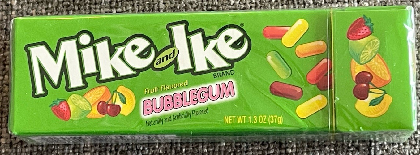 Discontinued 2010 MIKE AND IKE BUBBLE GUM Sealed Box NOS EXTREMELY RARE Discontinued 2010 MIKE AND IKE BUBBLE GUM Sealed Box NOS EXTREMELY RARE