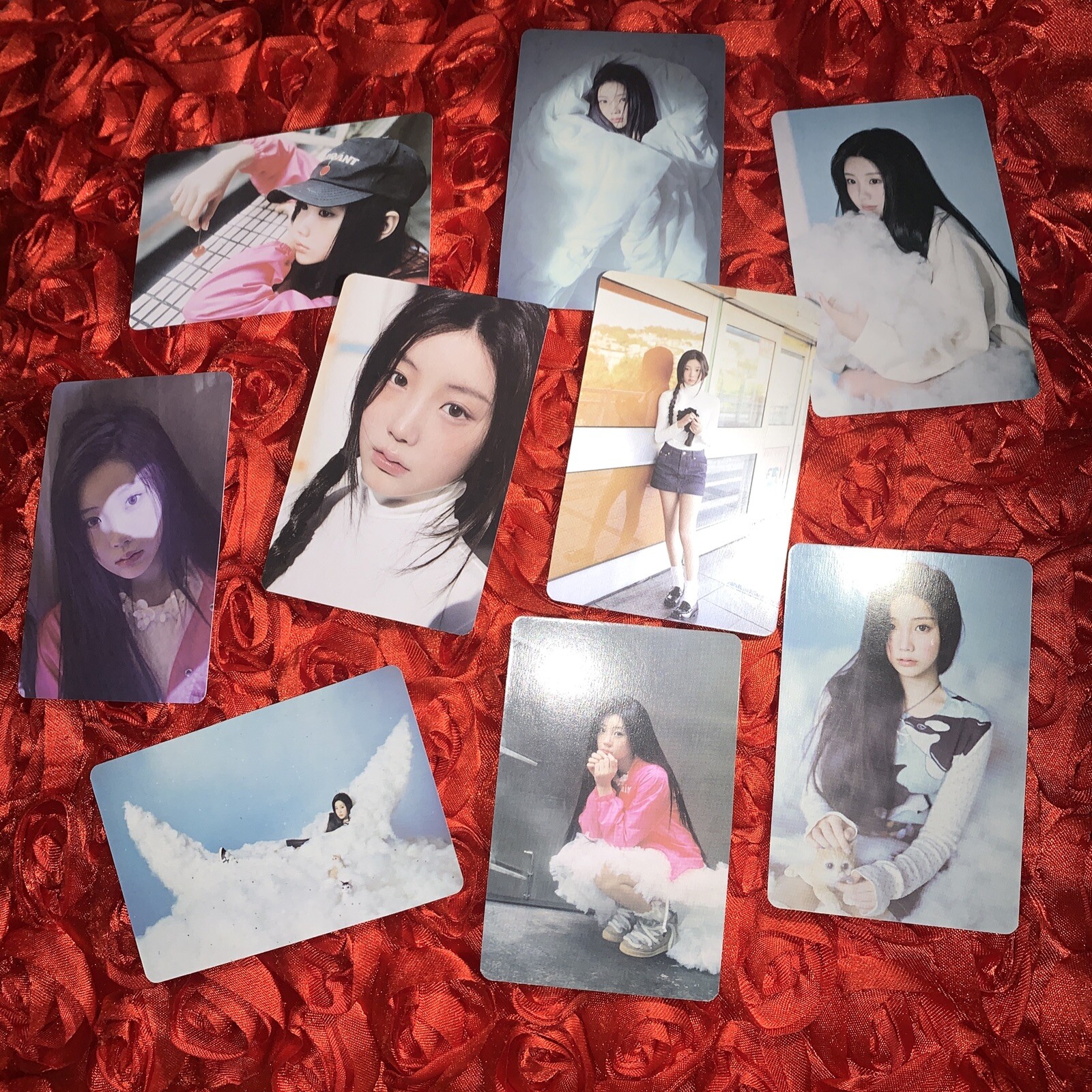 WONHEE ILLIT Purple Edition Celeb K-pop Girl Photo Card BUNDLE 9 WONHEE ILLIT Purple Edition Celeb K-pop Girl Photo Card BUNDLE 9