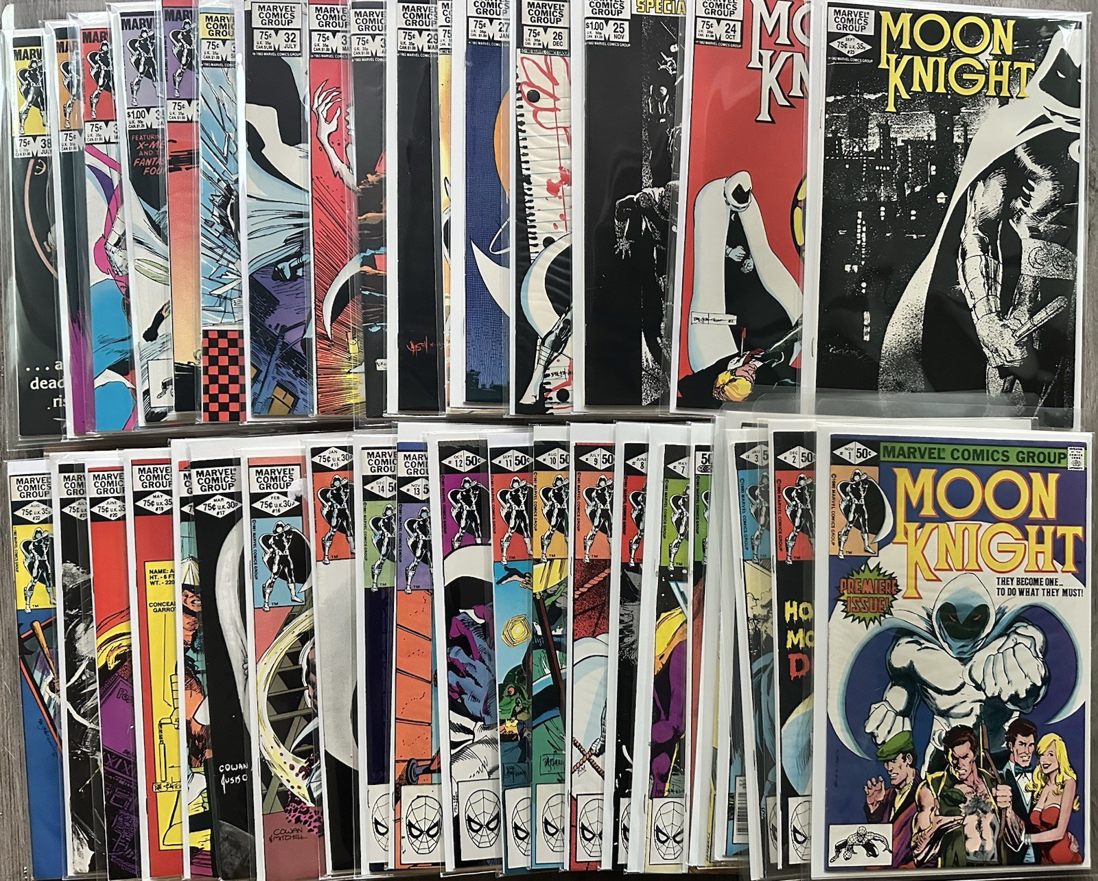 Moon Knight #1-38 (Marvel 1980) Full Comic Set, Sienkiewicz, HIGH GRADE Moon Knight #1-38 (Marvel 1980) Full Comic Set, Sienkiewicz, HIGH GRADE