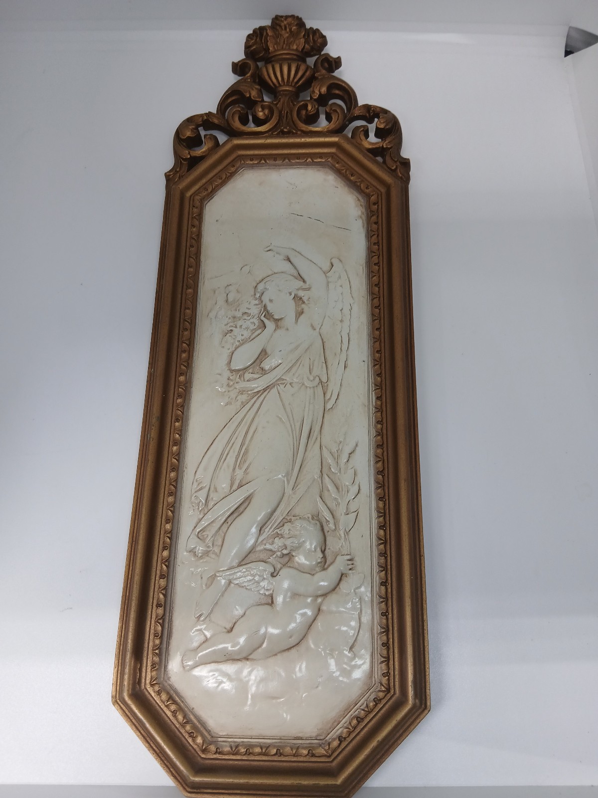 VINTAGE Homco/Dart Idustries Angel Cherub Wall Hanging VINTAGE Homco/Dart Idustries Angel Cherub Wall Hanging