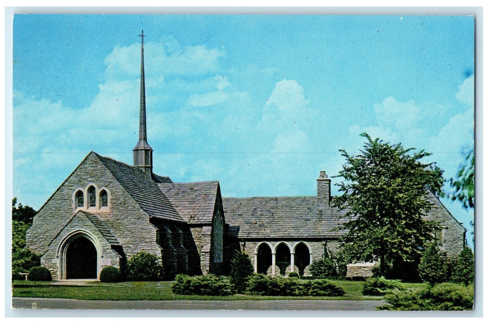 c1950 Duncan Memorial Chapel Church Building View Crestwood Kentucky KY Postcard c1950 Duncan Memorial Chapel Church Building View Crestwood Kentucky KY Postcard
