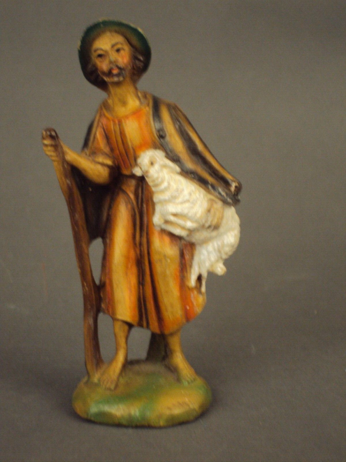 Fontanini Nativity Figurine Made In Italy Papier Mache Cartapesta Shepard Fontanini Nativity Figurine Made In Italy Papier Mache Cartapesta Shepard