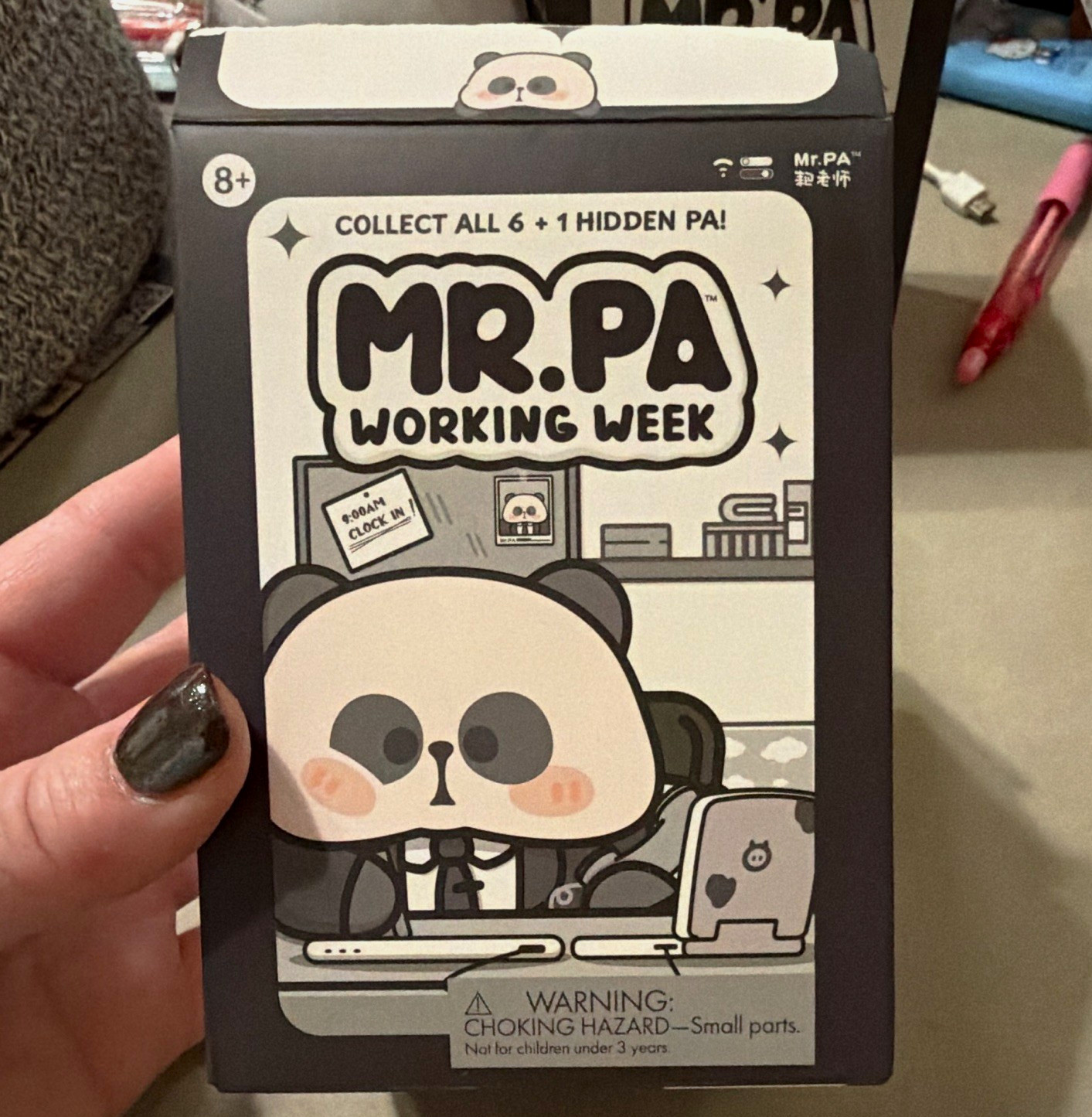 Mr. Pa Working Week Mr. Pa Blind Box Figurine Plastic Collectible 8+ Mr. Pa Working Week Mr. Pa Blind Box Figurine Plastic Collectible 8+