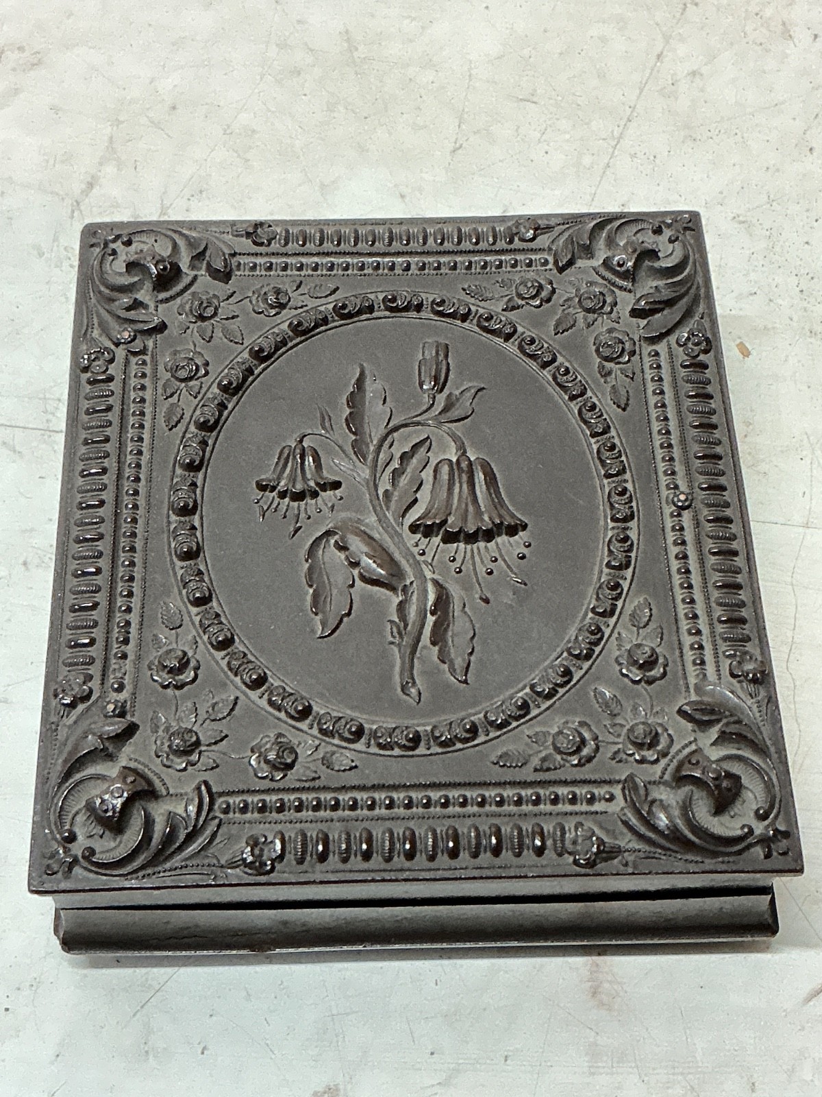 Antique 1/6 Plate Union Case Krainik 196 Bluebells Littlefield Parsons Co 1856