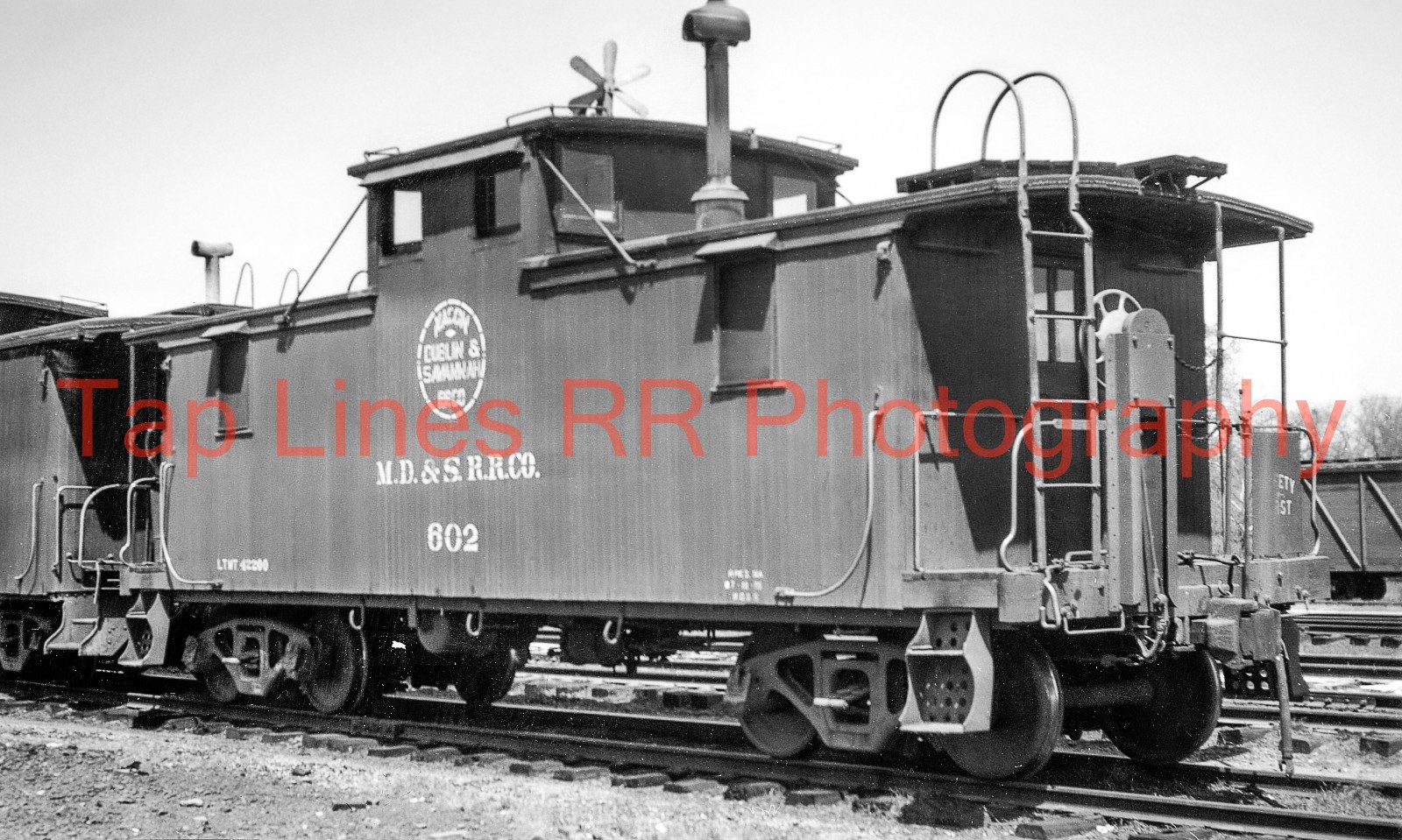 Macon Dublin & Savannah #602 Caboose Macon GA 3/31/1956 C K Marsh New 5x8 Photo Macon Dublin & Savannah #602 Caboose Macon GA 3/31/1956 C K Marsh New 5x8 Photo