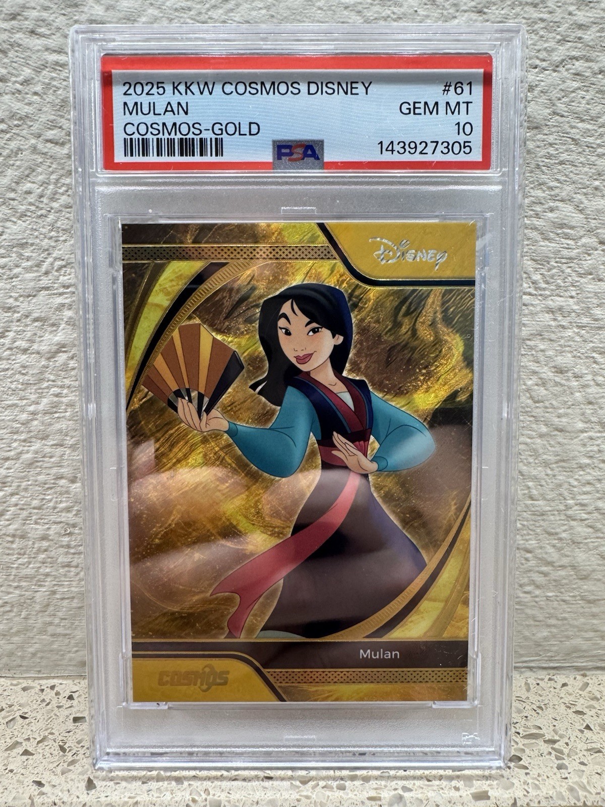 Mulan PSA 10 Gold /10 Kakawow 1/10 First On Print Disney 2025 Mulan PSA 10 Gold /10 Kakawow 1/10 First On Print Disney 2025