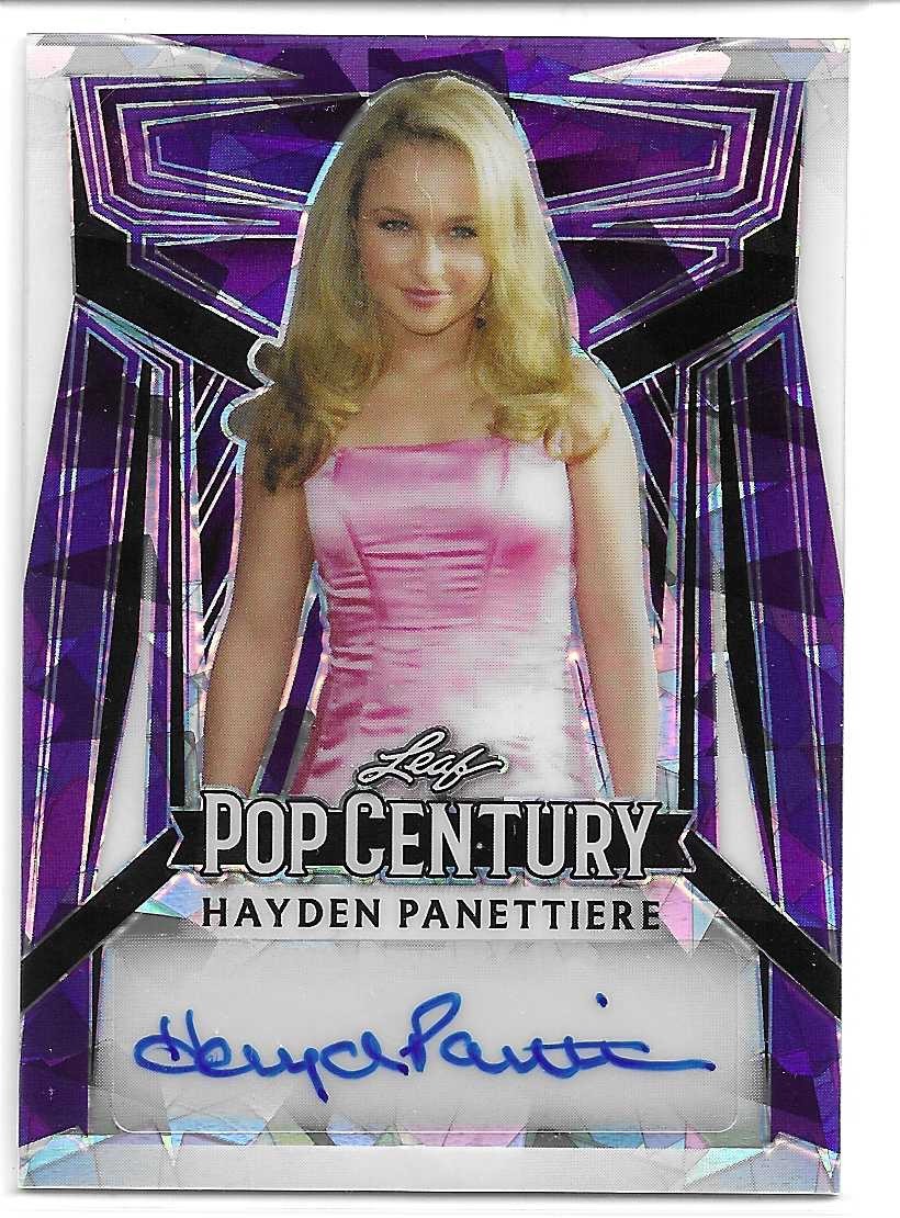 2023 Metal Pop Century Hayden Panettiere Autograph Card SA-GG1 Numbered 8/10 2023 Metal Pop Century Hayden Panettiere Autograph Card SA-GG1 Numbered 8/10
