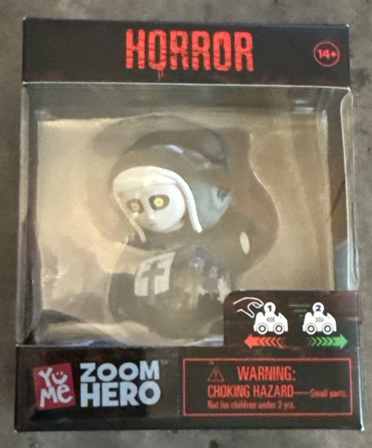 YuMe Horror Zoom Hero Pull Back Car - The Nun - New in Sealed Box