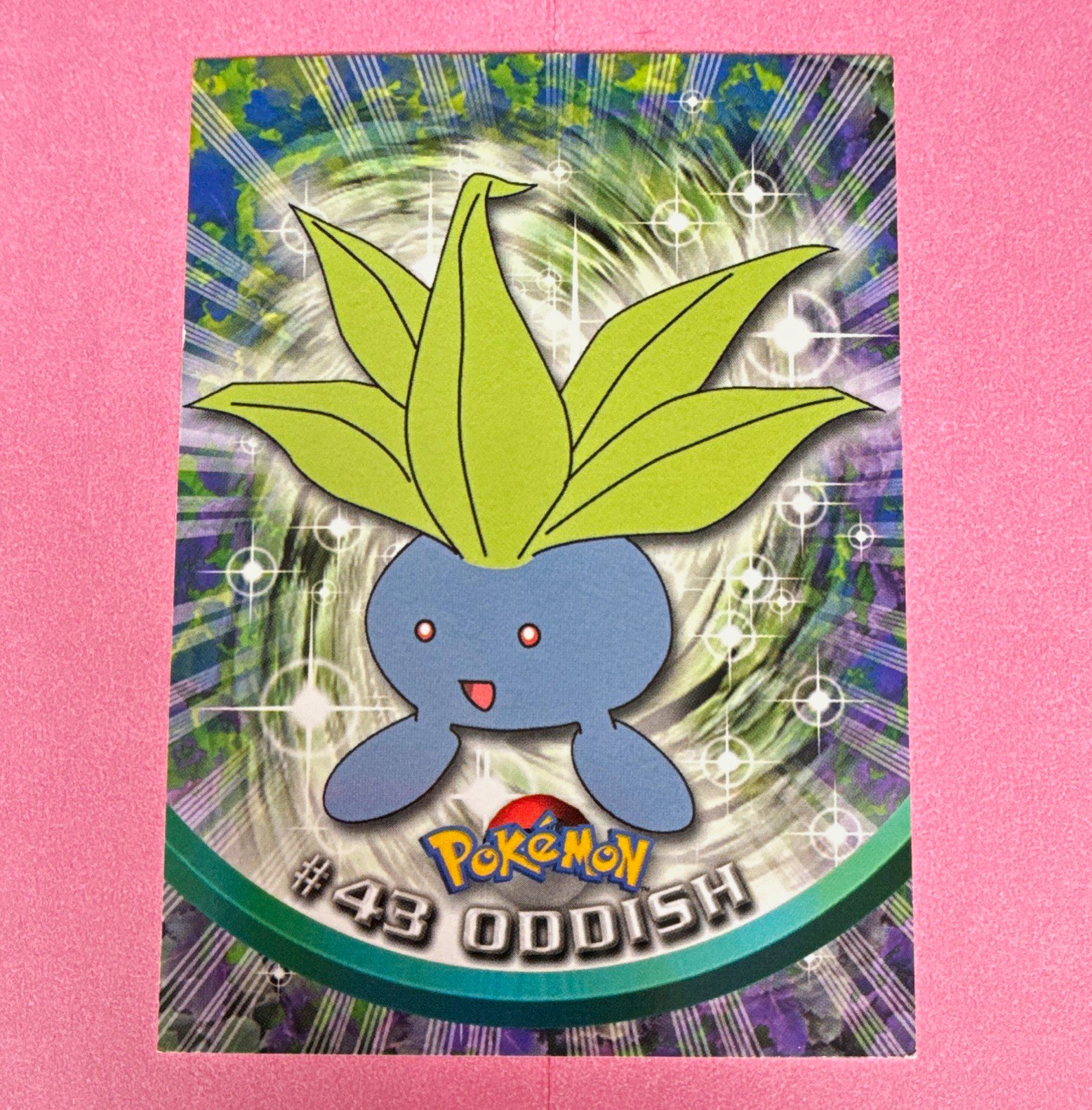 Topps 1999 Pokémon TV Animation Edition Oddish #43 Non-Sport Trading Card Topps 1999 Pokémon TV Animation Edition Oddish #43 Non-Sport Trading Card