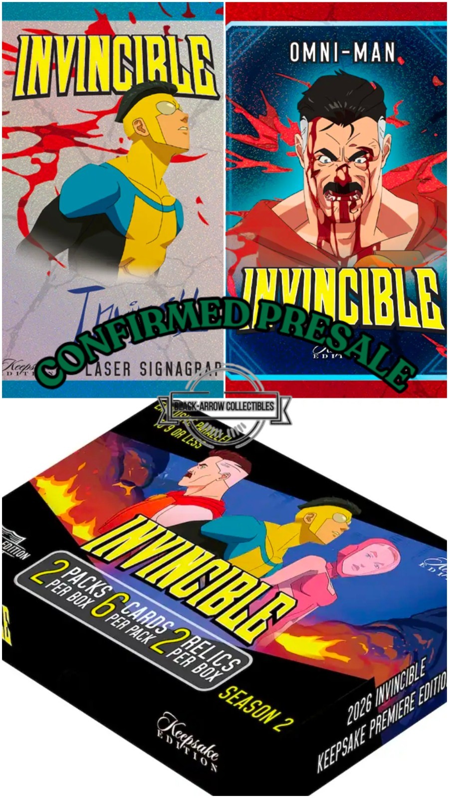 2026 Invincible Season 2 Keepsake Premiere Edition Breaker Box Best Buy PRESALE 2026 Invincible Season 2 Keepsake Premiere Edition Breaker Box Best Buy PRESALE
