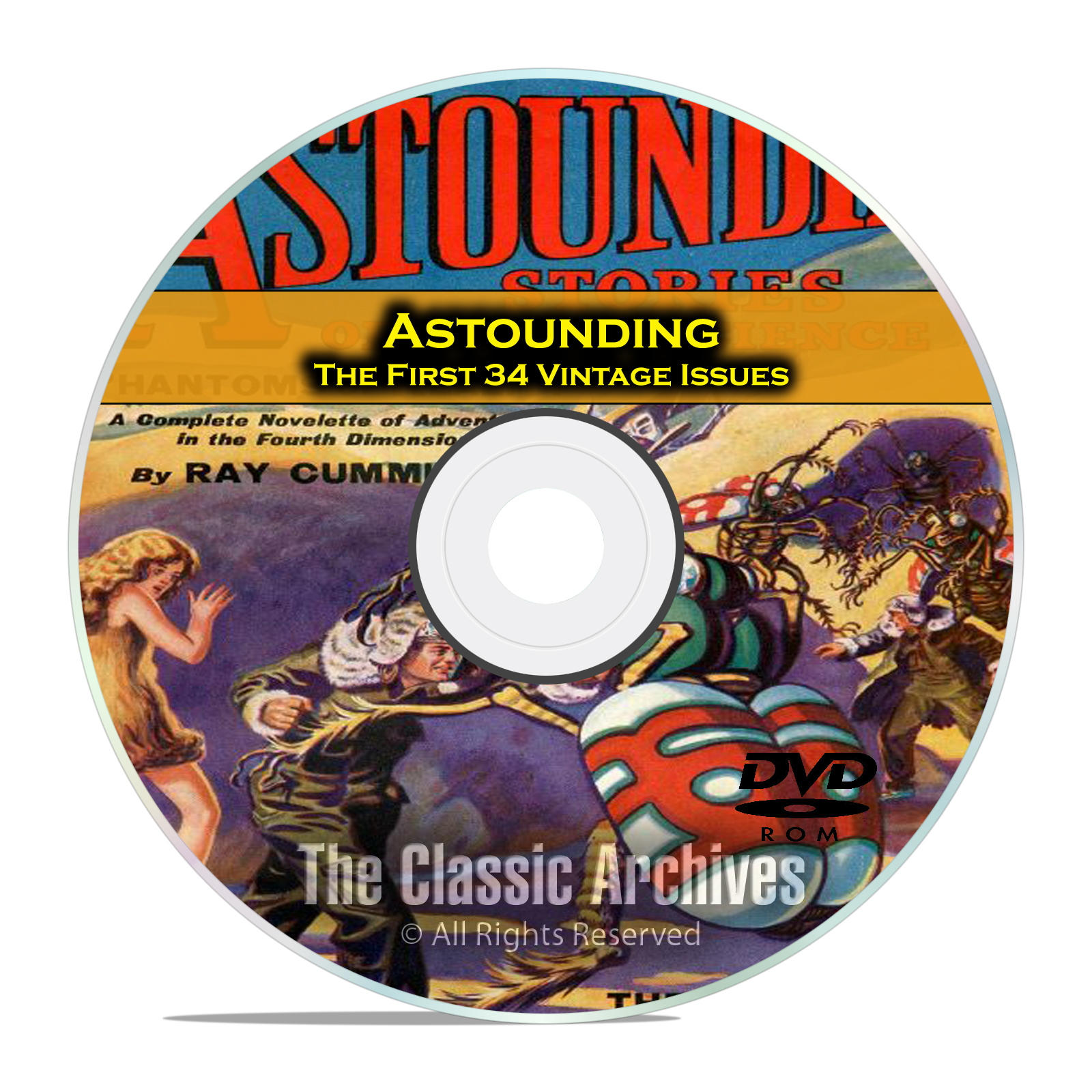 Astounding, First 34 Vintage Pulp Magazine, Golden Age Science Fiction DVD C40 Astounding, First 34 Vintage Pulp Magazine, Golden Age Science Fiction DVD C40