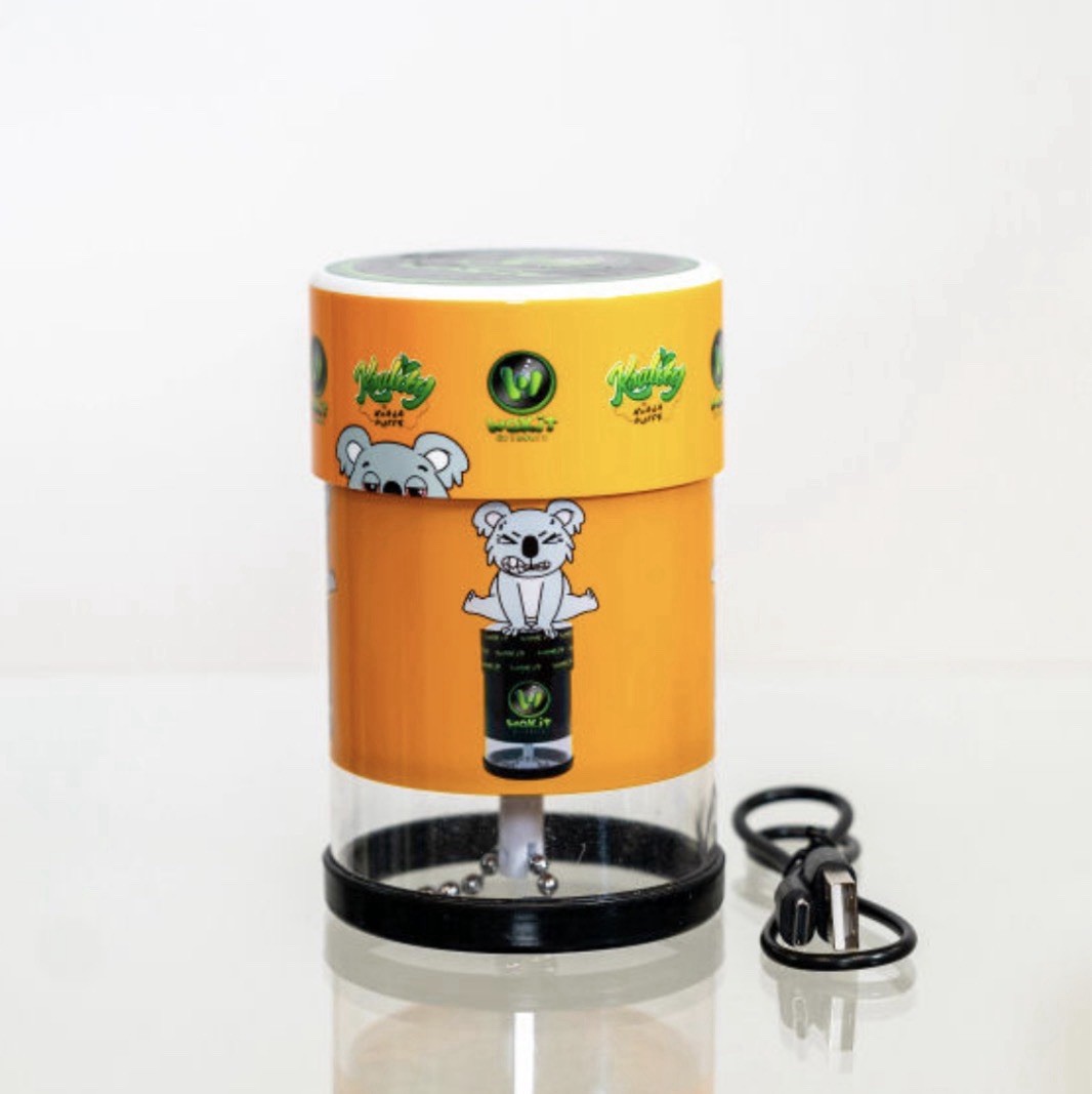 wakit Electric Grinder X Koala Puffs Limited Edition LED Herb Grinder wakit Electric Grinder X Koala Puffs Limited Edition LED Herb Grinder