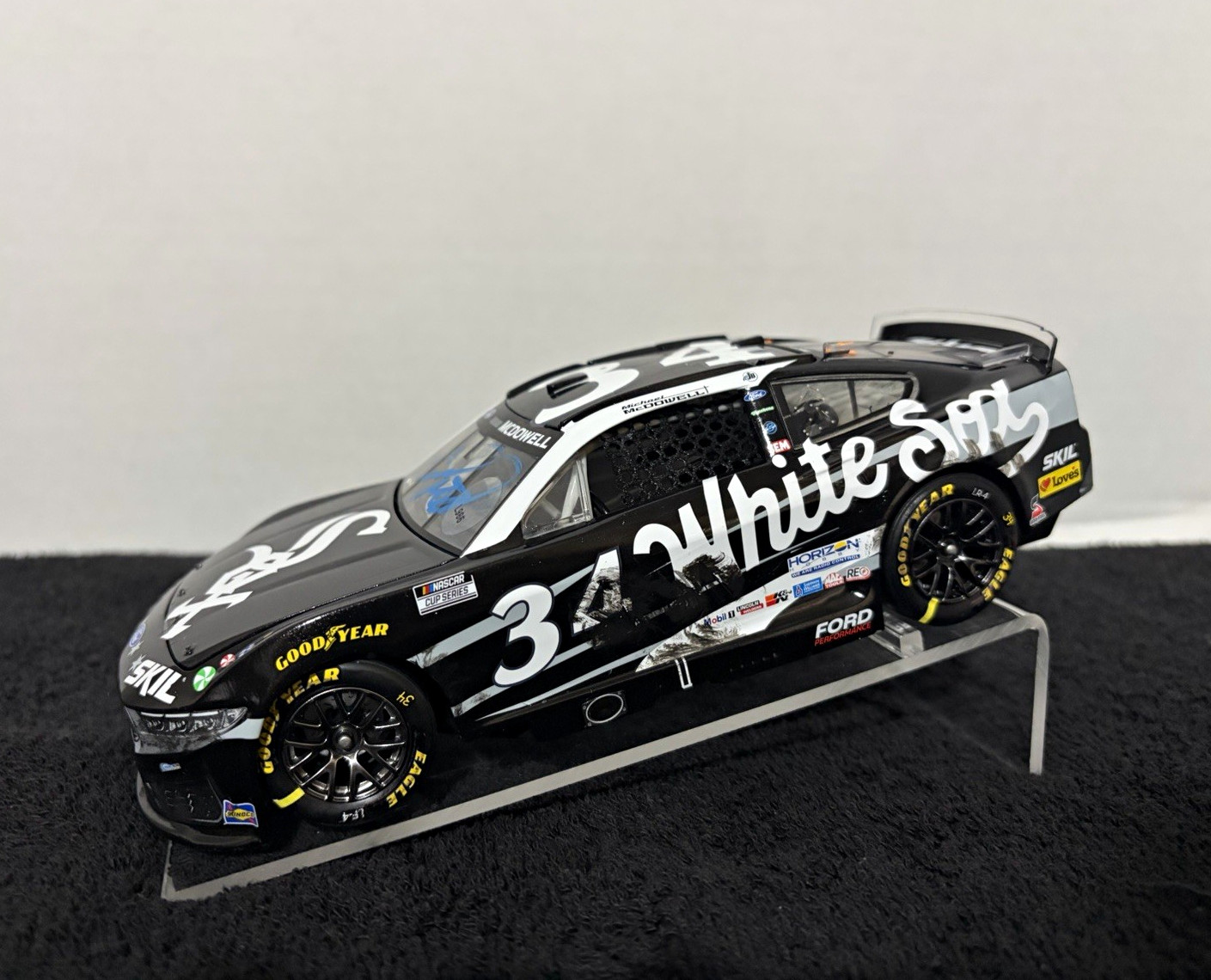 Custom Built 1/24 Autographed Michael McDowell White Sox NASCAR Diecast Custom Built 1/24 Autographed Michael McDowell White Sox NASCAR Diecast