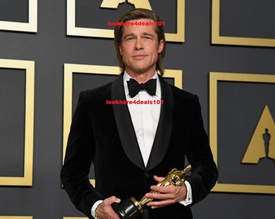 BRAD PITT Photo 4x6 Oscars Academy Awards 2020 Best Supporting Actor USA