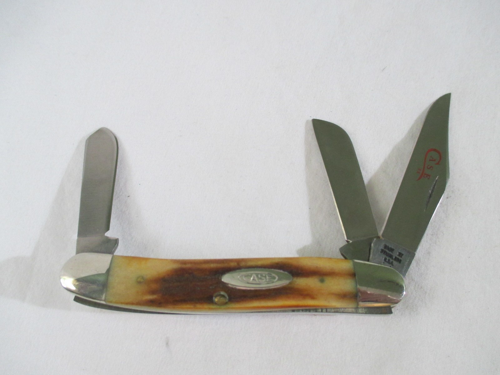 Vintage Case XX 1978 Red Letter Three Blade Stag Stockman 5347 HP SS Vintage Case XX 1978 Red Letter Three Blade Stag Stockman 5347 HP SS