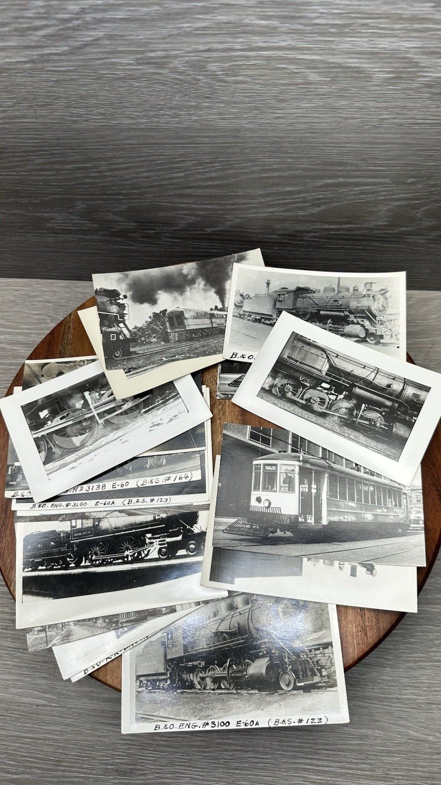 19 Vintage B&W Railroad Photos B&O Buffalo & Susquehanna Steam BONKE Trolley 19 Vintage B&W Railroad Photos B&O Buffalo & Susquehanna Steam BONKE Trolley