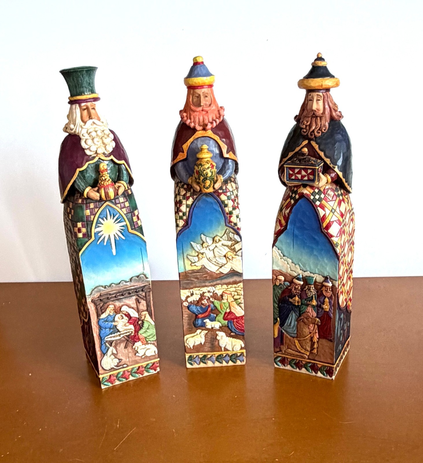 2006 Jim Shore Christmas 'Three Kings' Wise Men Nativity Set 10” 2006 Jim Shore Christmas 'Three Kings' Wise Men Nativity Set 10”