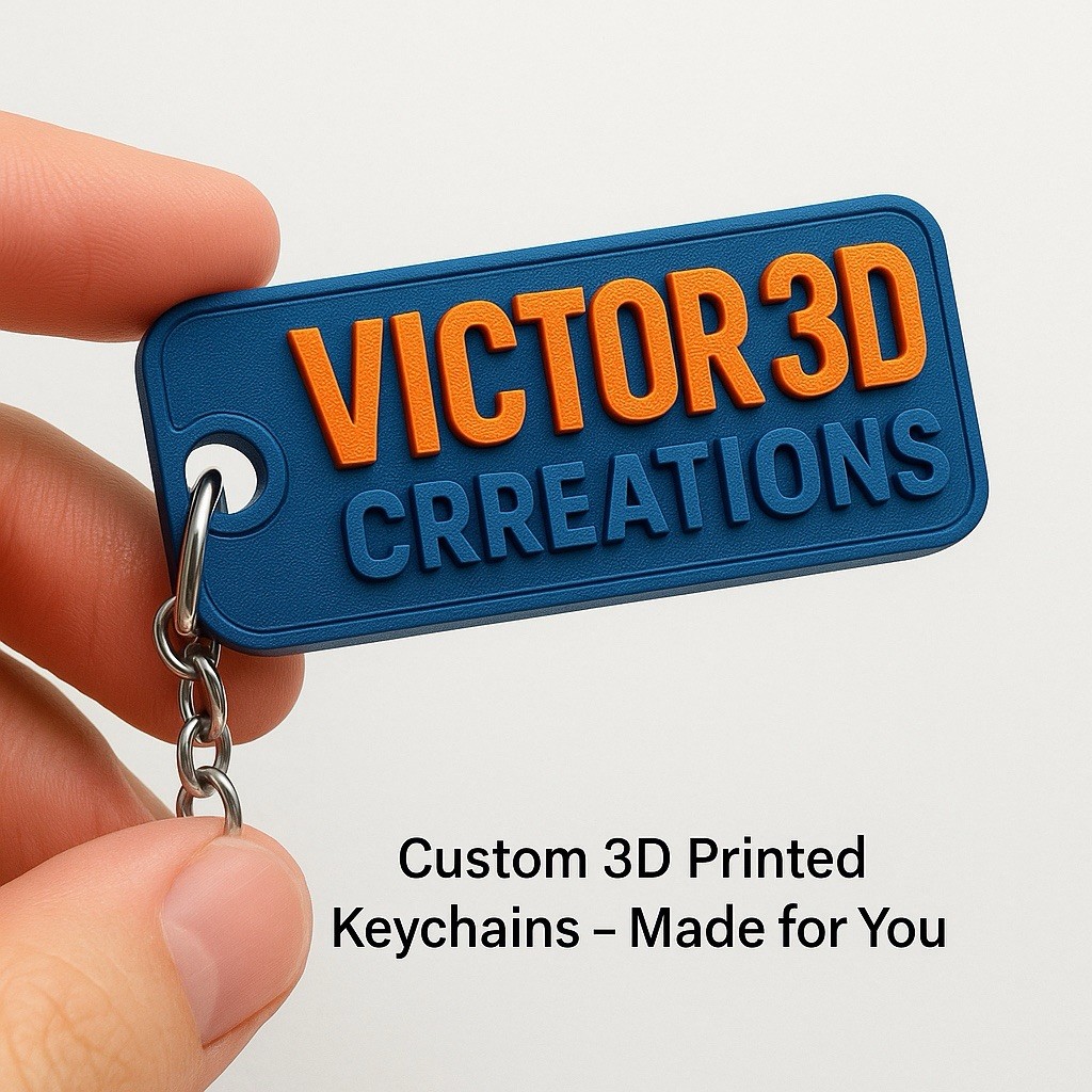 Custom 3D Printed Name Keychain – Personalized Key Ring Gift Custom 3D Printed Name Keychain – Personalized Key Ring Gift
