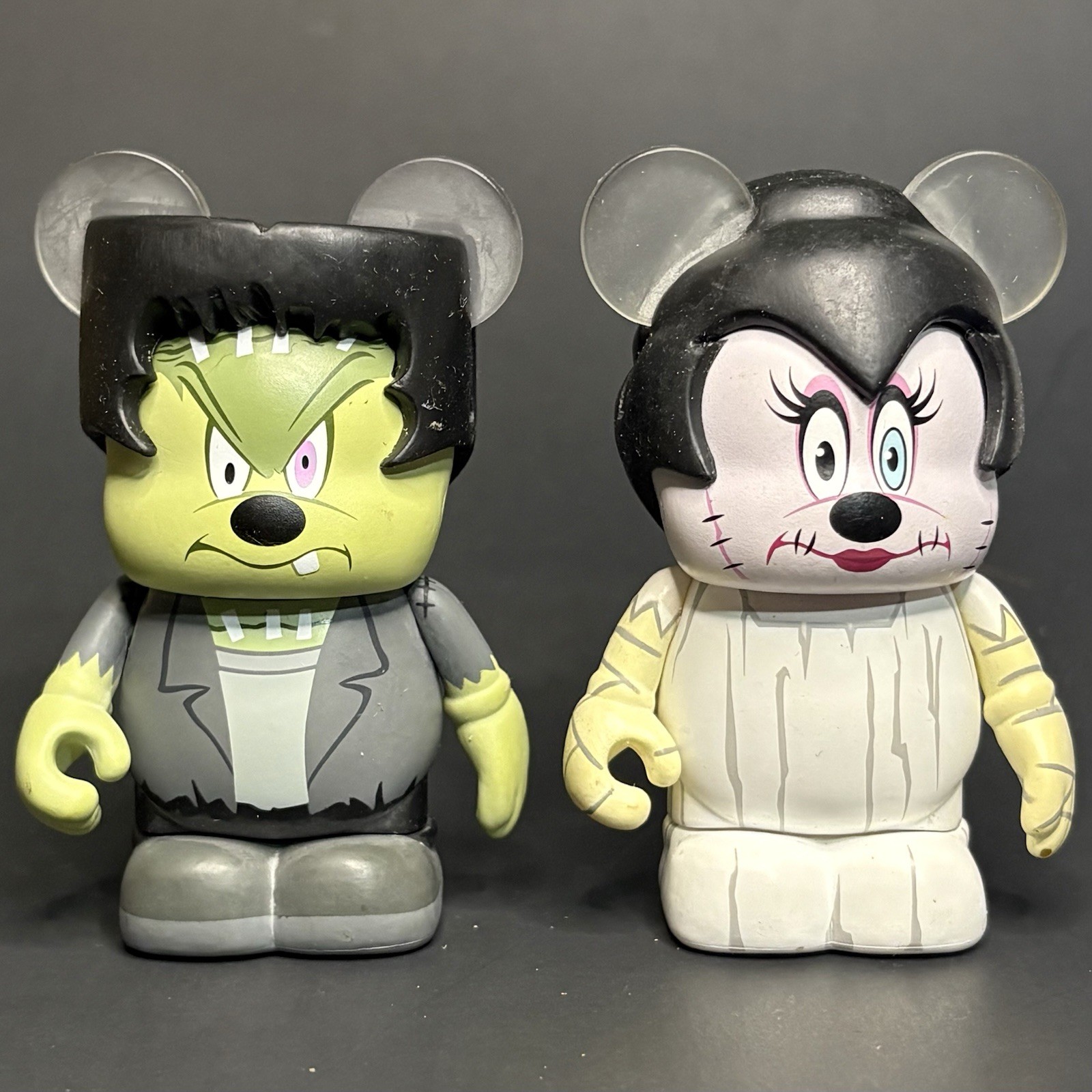 Disney Halloween Vinylmation Spooky Series 1 FRANKENSTEIN MICKEY & BRIDE MINNIE Disney Halloween Vinylmation Spooky Series 1 FRANKENSTEIN MICKEY & BRIDE MINNIE