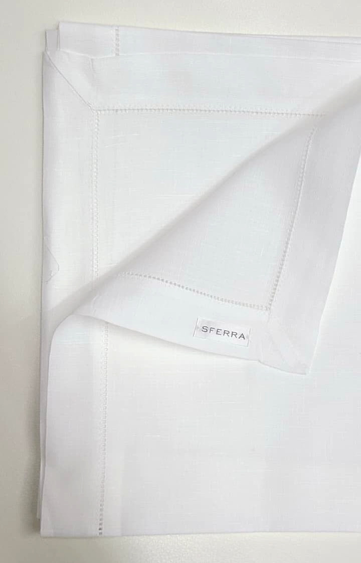 Sferra Classico 418 Guest Towel White Set Of 4 Linen Made In Italy Sferra Classico 418 Guest Towel White Set Of 4 Linen Made In Italy