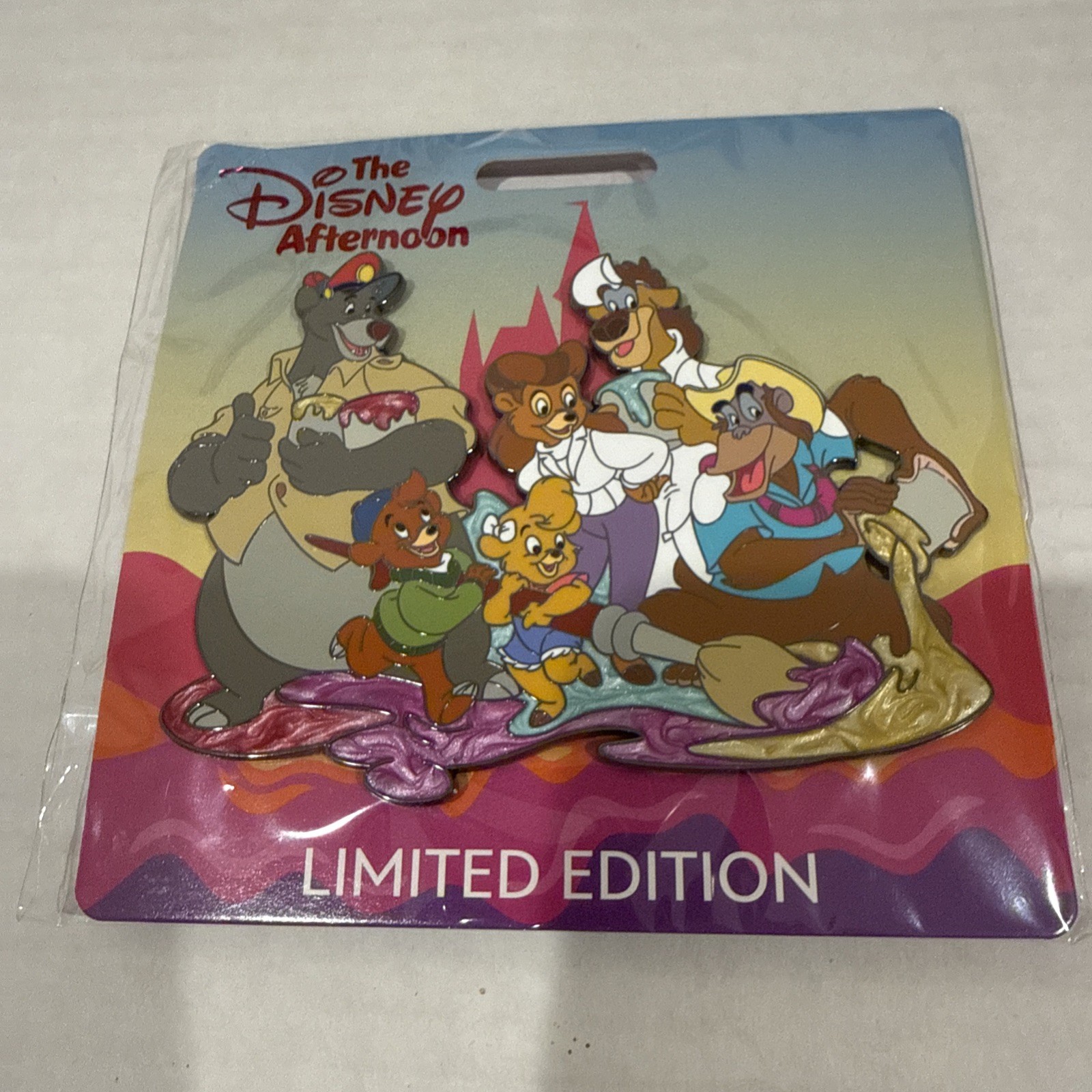 The Disney Afternoon WDI MOG TaleSpin Cast Paintbrush LE Jumbo Pin 🔥