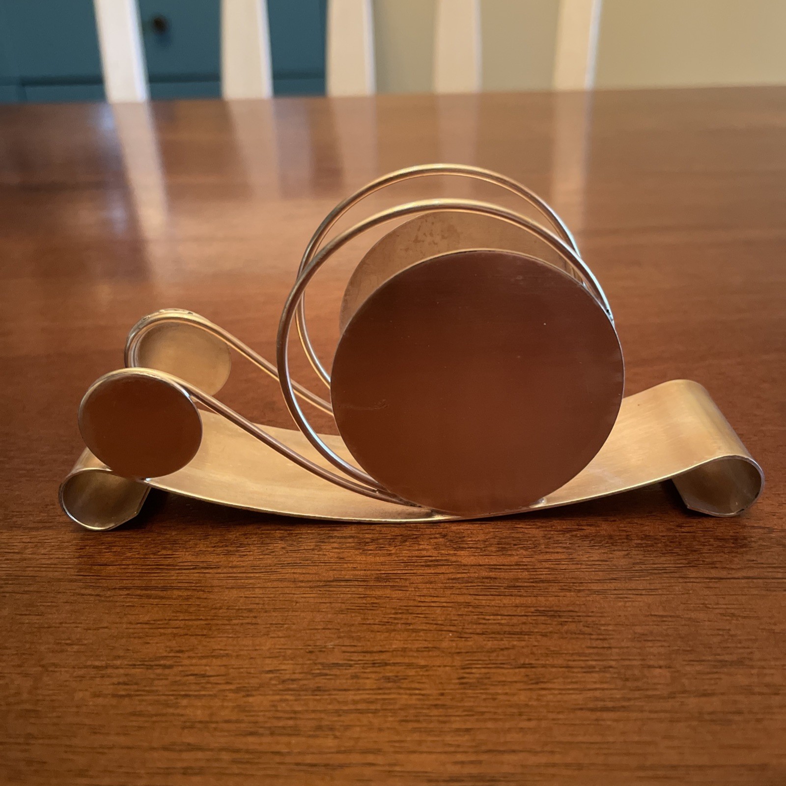 Vintage WMF Art Deco Napkin Holder Envelope Holder Silver-Plated Germany Snail