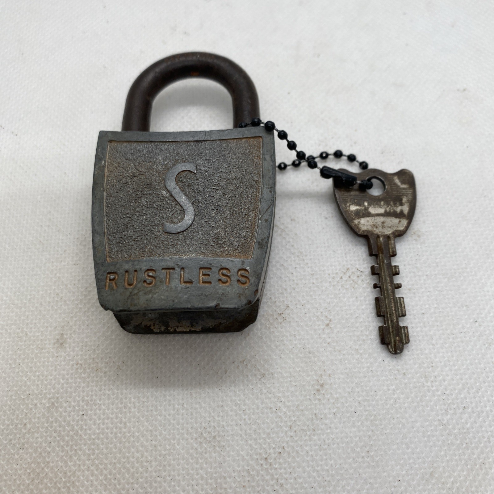 Vintage Slaymaker Lock With Key Rustless Padlock USA Vintage Slaymaker Lock With Key Rustless Padlock USA