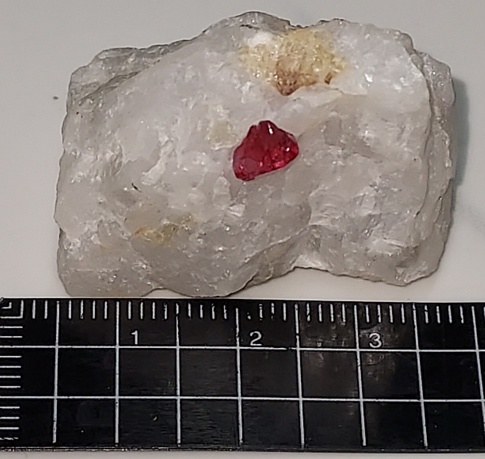 Red Pink Spinel Crystals In White Marble Graceful Mineral Display 22 Grams Red Pink Spinel Crystals In White Marble Graceful Mineral Display 22 Grams