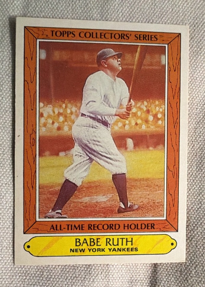 Babe Ruth - 1985 Topps Collectors' Series #31 - Near Mint Condition - Grade 9.8 Babe Ruth - 1985 Topps Collectors' Series #31 - Near Mint Condition - Grade 9.8