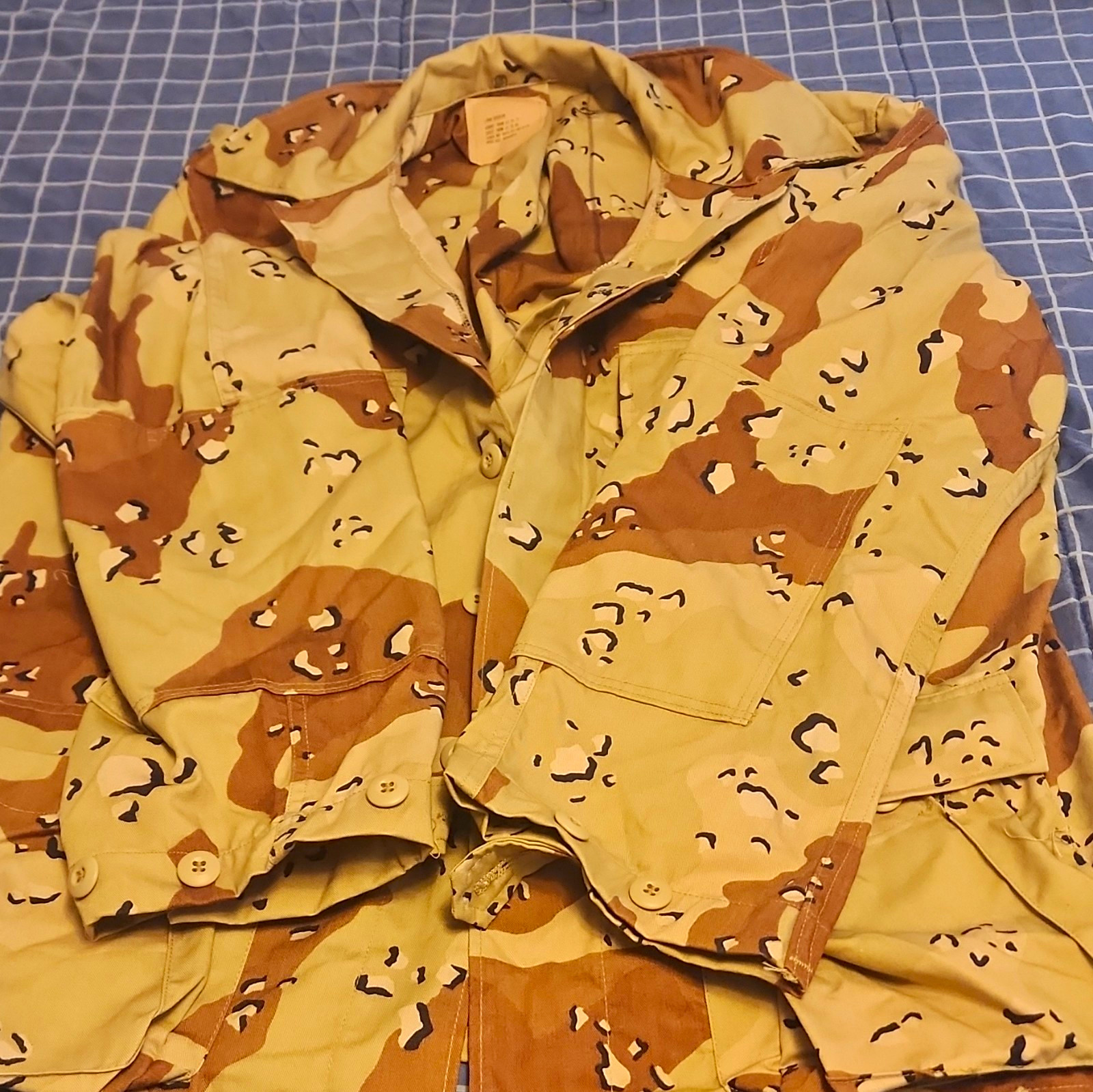 Desert Camo Military Uniform Set Jacket & Pants Large Regular 8415-01-102