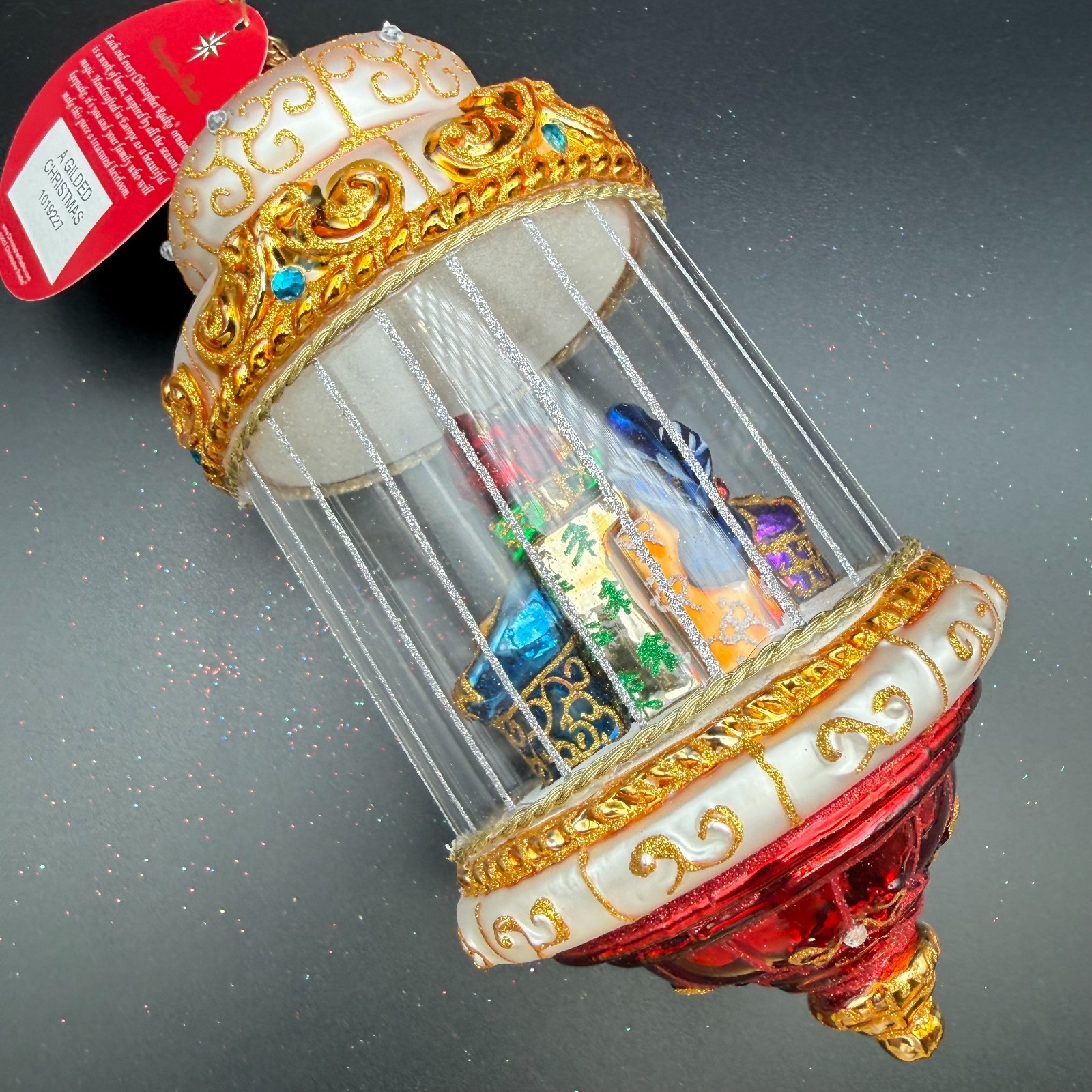 2018 Christopher Radko A Gilded Christmas 8" Ornament 1019227 Presents 2018 Christopher Radko A Gilded Christmas 8" Ornament 1019227 Presents