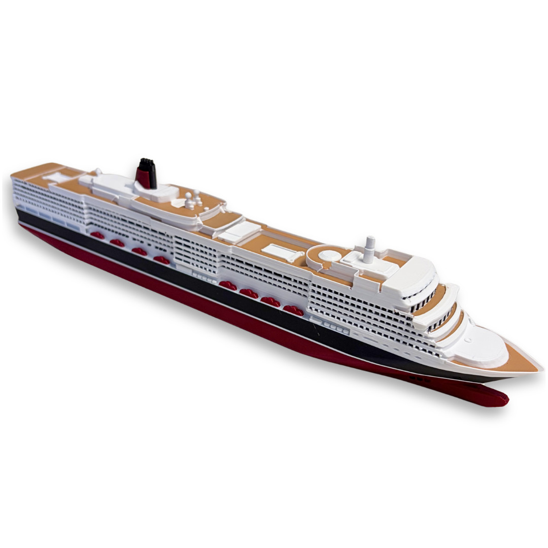 10" Queen Elizabeth Cruise Ship Model - Cruise Vacation Memorabilia & Nautical