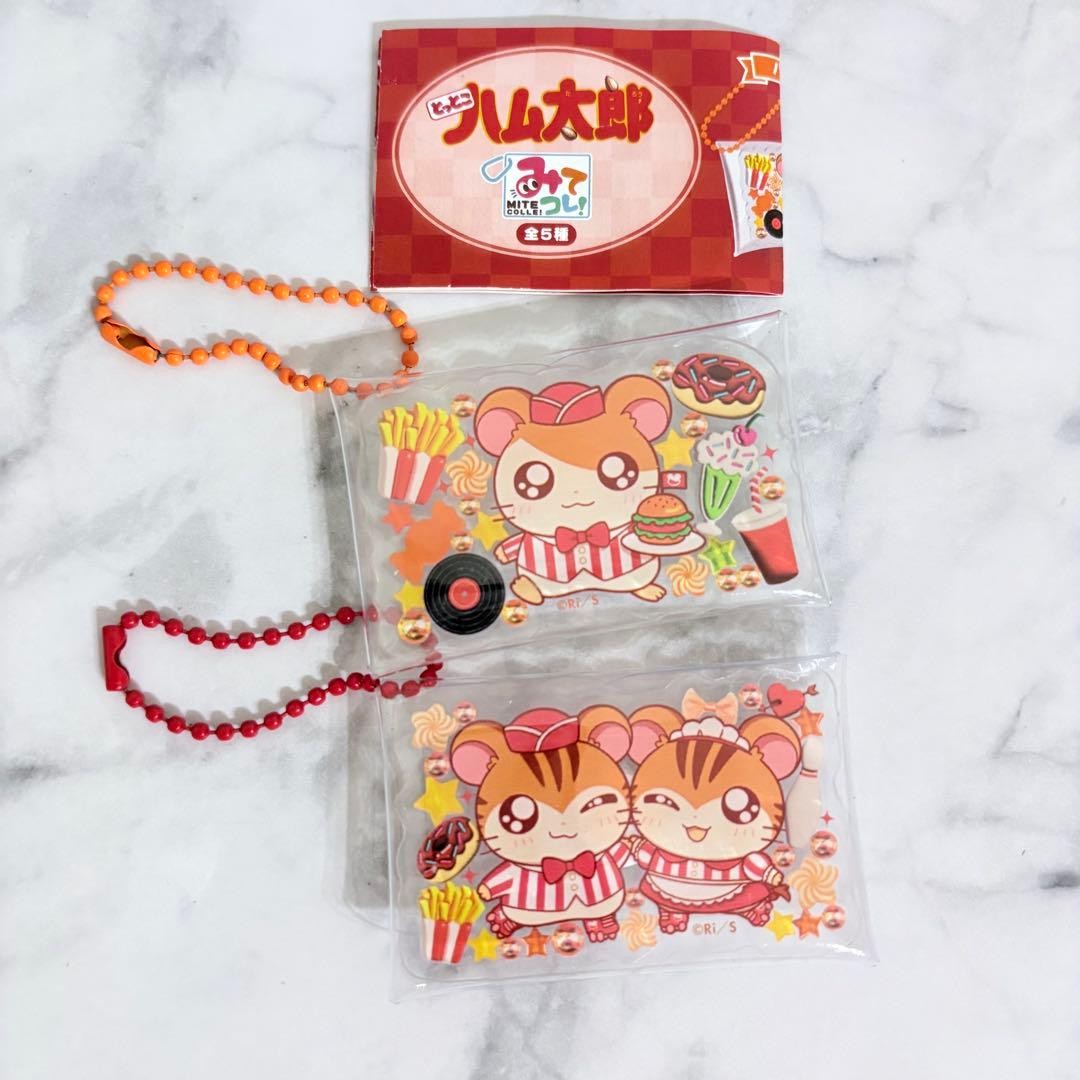 Tottoko Hamtaro Mite Kore Acrylic Keychain Charm Set Tottoko Hamtaro Mite Kore Acrylic Keychain Charm Set