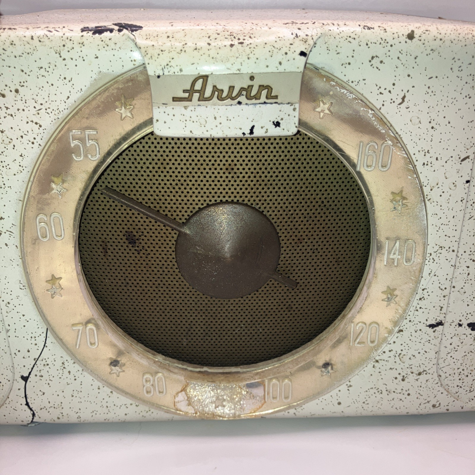 Arvin AM Bakelite Tube Radio Model 451TL Vintage 50’s Working Turns On Tunes In