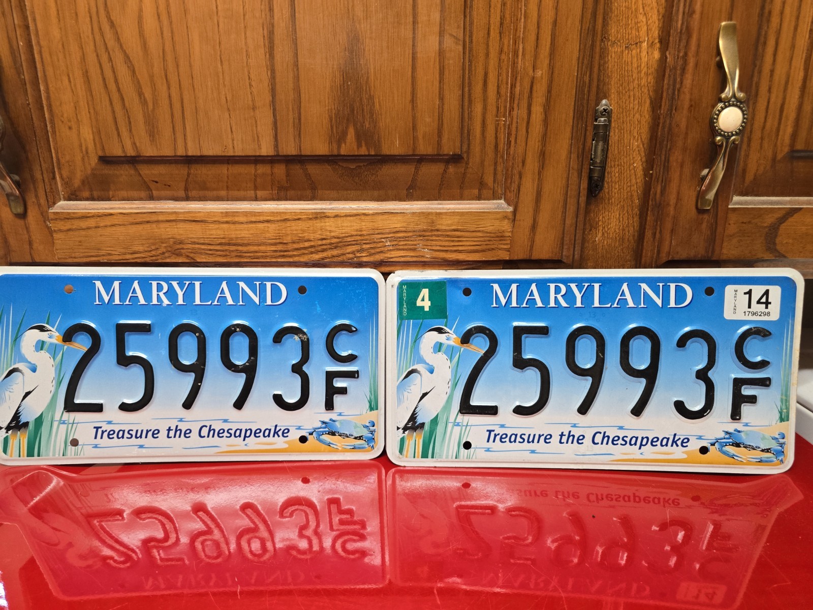 Expired Maryland license plate Treasure the Chesapeake 19309 Expired Maryland license plate Treasure the Chesapeake 19309