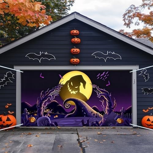 16X7Ft Nightmare before Christmas Garage Door Decorations Nightmare before Chris 16X7Ft Nightmare before Christmas Garage Door Decorations Nightmare before Chris