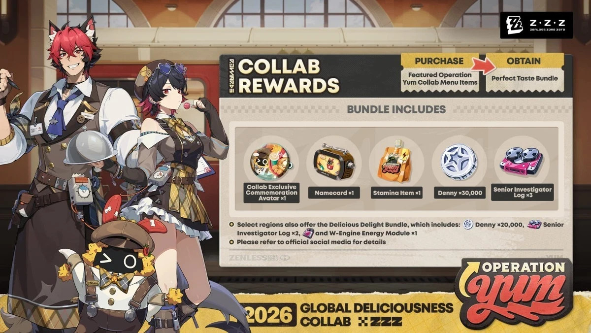 Zenless Zone Zero ZZZ Collab Code - Perfect Taste Bundle Global Fast Delivery Zenless Zone Zero ZZZ Collab Code - Perfect Taste Bundle Global Fast Delivery