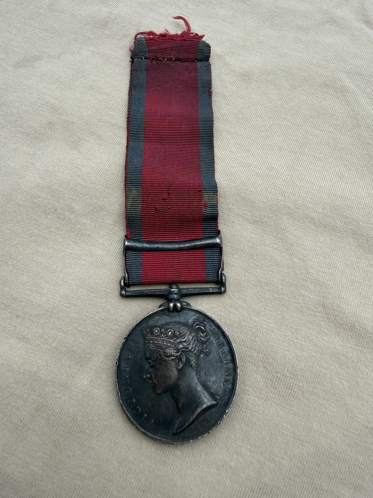 1848 Silver MGSM 3 Clasps THOS SKIPPON 13th Light Dragoons 1848 Silver MGSM 3 Clasps THOS SKIPPON 13th Light Dragoons