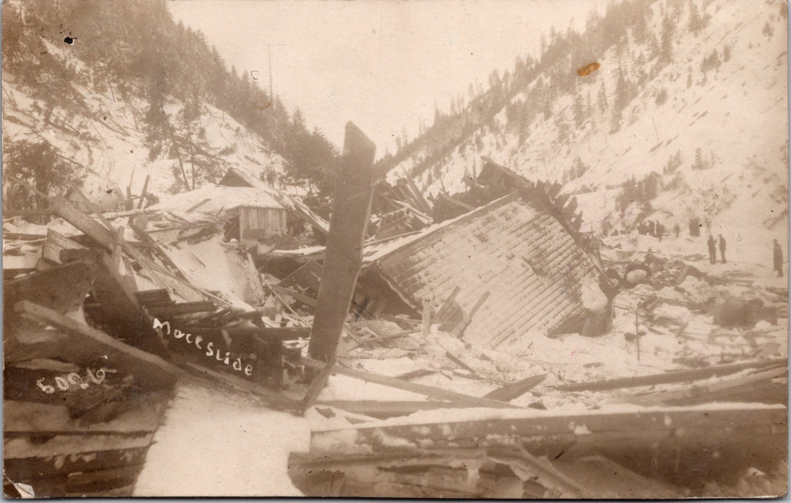 RPPC 1910 Snow Slide Avalanche Ruins Mace Idaho ID Postcard XA22 RPPC 1910 Snow Slide Avalanche Ruins Mace Idaho ID Postcard XA22