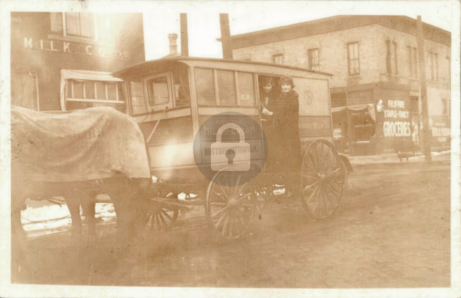 Aurora? Bolivar? MO? Standard Milk Co. Delivery Truck c1918 RPPC Postcard COPY Aurora? Bolivar? MO? Standard Milk Co. Delivery Truck c1918 RPPC Postcard COPY