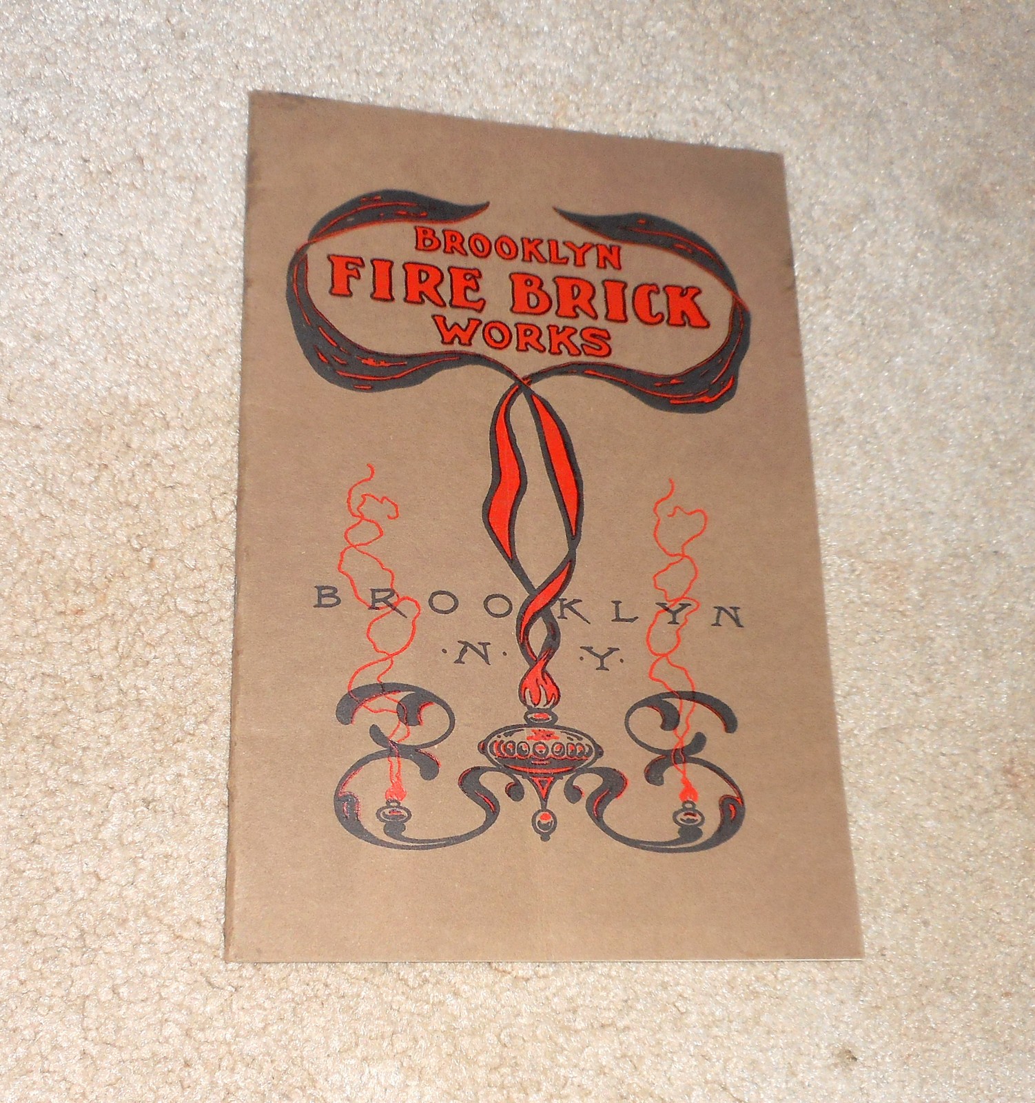 Early 1900s Brooklyn Fire Brick Works New York NY Tile Blocks Sales Catalog Book Early 1900s Brooklyn Fire Brick Works New York NY Tile Blocks Sales Catalog Book